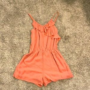 Abercrombie kids pink romper